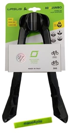 maxxi4you Fahrrad Doppelständer Ursus Jumbo für 28 Zoll - Schwarz inkl Reflexband