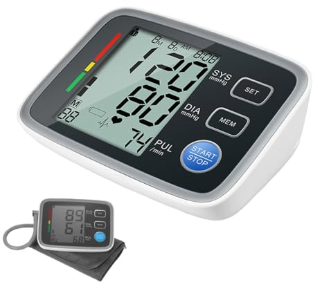 Vitaltrack Pro Blood Pressure Monitor 2025New Upgraded Version Upgraded Version, Accurate Tracked at Home Large Backlit Display, Dual Power, Easy to Carry (Blood Pressure Monitor)
