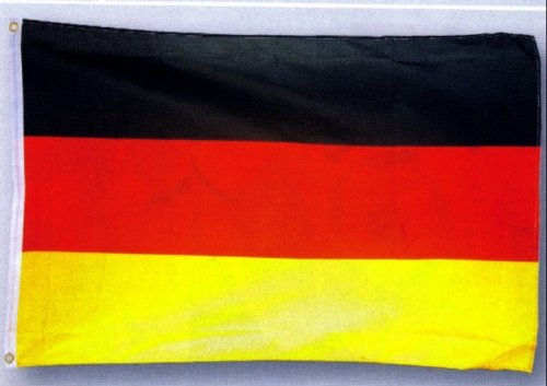 Fahne Flagge Deutschland 150 x 90 cm mit 2 Ösen