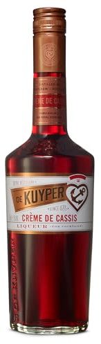 DE KUYPER – Creme de Cassis – Sweet & Fruity Flavour – Thick & Syrupy – Mixable Liqueur For Cocktails – 15% ABV – 50 Cl