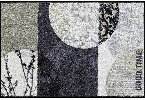 Salonloewe Anna Flores Fußmatte Natural Living 50x75 cm Eingangs-Haus-Türmatte Fußabtreter Muster Special Design waschbar