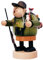 Rudolphs Schatzkiste Räuchermann Jäger mit Rucksack BxTxH= 12x12x22cm NEU Rauchen Rauchfigur Rauchmann Räucherfigur Räucherkerze Smoker Kerze Figur Mann Holz Seiffen Erzgebirge Holz Schnee Dekoration