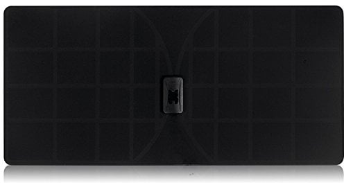 RGTech Monarch 50 Black Indoor Freeview HDTV Aerial - True 50 Mile Multidirectional Flat Paper-Thin Antenna with 4G filter for Maximum Freeview/UHF/VHF/FM/USB TV Tuner/DVB-T/DVB-T2/DAB radio reception