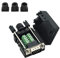 Copapa DB9 - Adaptador macho de 9 pines RS232 de serie a conector de terminal de 3 posiciones con funda