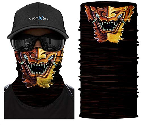 ShopINess Cache-Cou/Foulard Multifonctions - Samurai