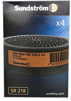 4 x Sundström Gasfilter SR 218 A2 H02-2012