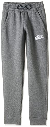 Nike Unisex Kinder Nsw Club Flc Hose, Carbon Heather/Cool Grey/White, S