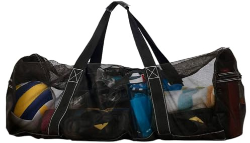 Bulex XXL Mesh Dive Bag for Scuba or Snorkeling - Diving Snorkel Gear Bags Extra Large Beach and Totes with Zipper Pockets Oversized Duffle Ideal Your Pool Trip