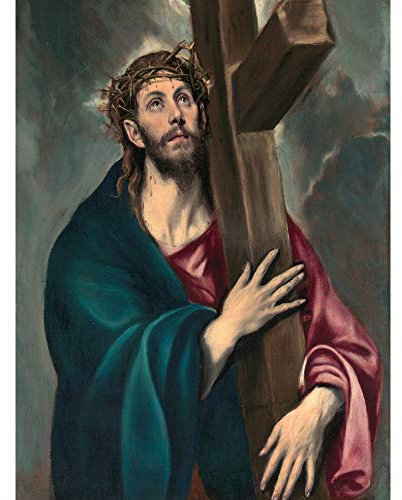 Artery8 El Greco Christus trägt das Kreuz Ungerahmter extragroßer Druck