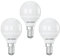 Paul Russells LED Light Small Edison Screw E14, 40w Equivalent, 4.9W 470Lumens LED Bulbs, 4000K Natural Cool White, Mini Globe Frosted G45 SES Golf Ball Energy Saving (Not Dimmable) Lightbulbs,3 Packs