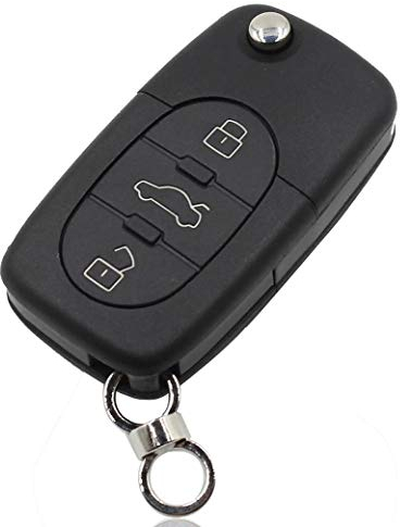 Ersatz-Schutzhülle aus Silikon, Schlüsselanhänger, Zubehör für Autoschlüssel, 3 Tasten, kompatibel mit Audi A1 A2 A3 A4 A6 A8 Q5 Q7 TT (GUSCIO, GUSCIO)
