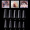 Mwoot 500 pcs Faux ongles Art Tips, Français Artificiel Faux ongles pour Femmes Fille DIY salons, 10 tailles (Clair)