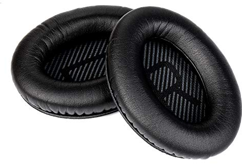 Yizhet Cuscinetti Cuffie Compatibile con Bose QuietComfort 35 25 15 2 Bose QC35 QC35 II QC25 QC15 QC2 Padiglioni Cuffie per Bose SoundTrue SoundLink Around Ear II AE2 Spugna (1 Paio, Nero)
