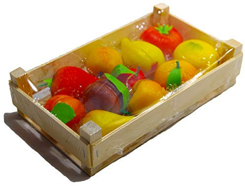 Frutta Martorana siciliana 500 gr in cassetta di legno pasta reale alle mandorle dolci tipici siciliani