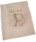 minisworld Babydecke Strickdecke mit Namen (beige)