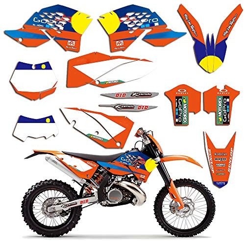 MXP Graphics Dirt Bike EXC Decal Graphic Kit Compatible with KTM 450 250 125 200 300 350 525 sxf sx 2007-2010 and exc xcf exc-f xcw 2008 2009 2020 2011 (0 (0 (0 (0883)