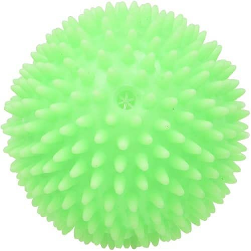 CABLEPELADO Balle pour chiens Hérisson en caoutchouc thermoplastique 6 cm Vert