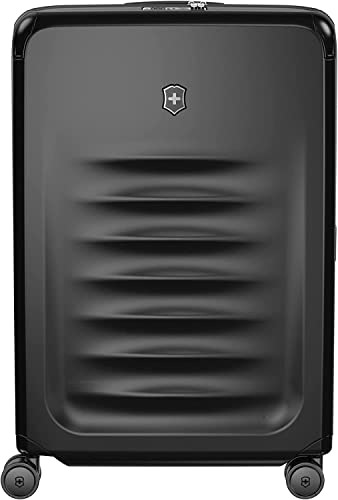Victorinox Spectra 3.0 Expandable Large Case, Reisekoffer Groß, Trolley mit 4 Rollen, 32x51x75 cm, 103-143 Liter, Erweiterbar, Schwarz