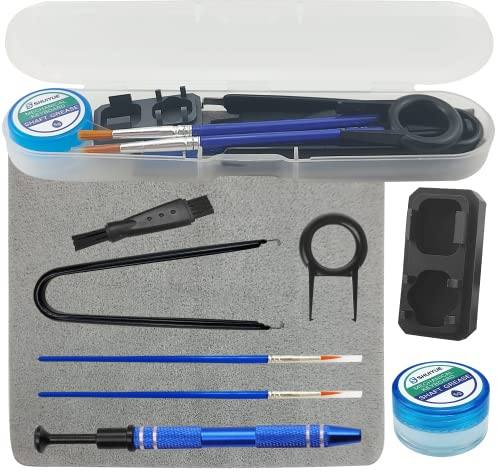 Kit de lubrifiant pour Clavier,kit de Lubrification pour axe de Clavier mécanique,kit d'ouverture d'interrupteur,avec Graisse de et Autres Outils,pour Clavier mécanique Kailh/Cherry (Classique)