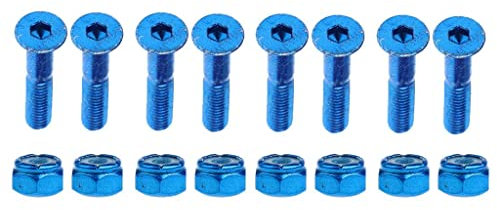 Folpus 8 X Schrauben Und Muttern, Schraubenlänge: Ca. cm, Blau
