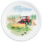 Seltmann 001.762033 Timeless Porzellan Teller Flach, Rund, Compact Dekor, Kinder Motiv, Bunt, 25.5cm Durchmesser