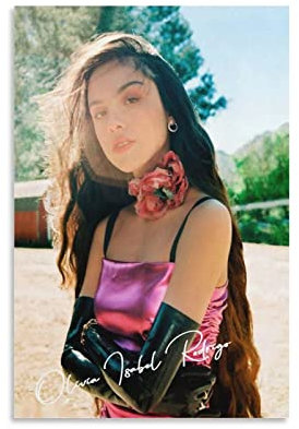 AIPHE Leinwand Druck Poster Olivia Isabel Rodrigo 60x90cm Kein Rahmen