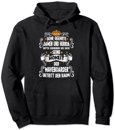 Waveboard T lustiges Waveboarder Zubehör Männer Pullover Hoodie