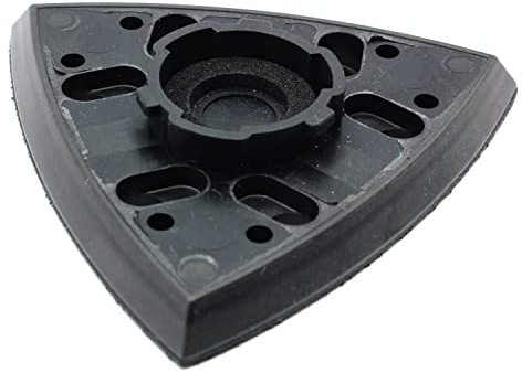 1x Schleifplatte Schleifteller Schleifschuh Klett Dreieckschleifer für Bosch Deltaschleifer 93 x 93 mm PDA 180 240 E