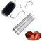 Räucherröhre, Pellet-Räucherschlauch, Räucherrohr Edelstahl, Gas-Grillzubehör oder Holzkohlegrill, BBQ Räucherröhre für Gasgrill und Kohlegrill Pellet Räucherbox