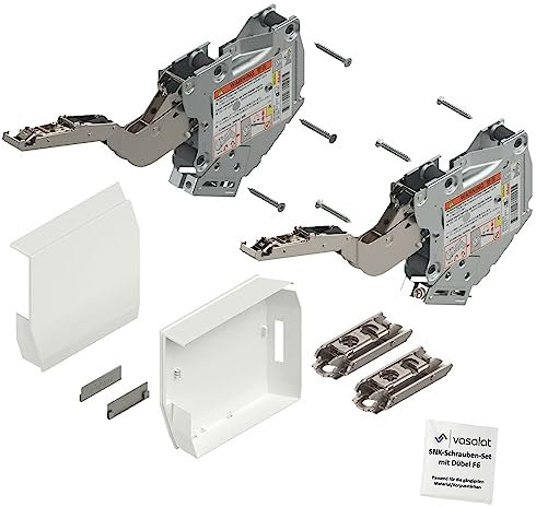 Blum Aventos HK-S 220-500 weiß Klappenbeschlag Klappscharnier mit Montageplatte