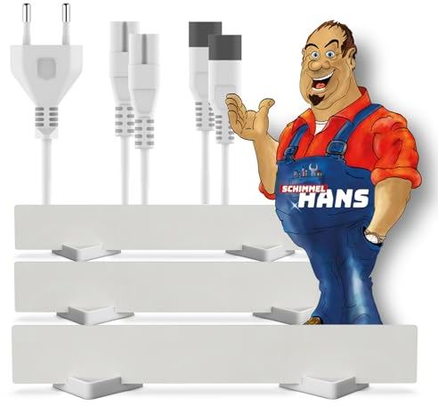 Schimmelentferner Wand & Schimmelentferner Bad - die Heizung ohne Chemie - Wirksame Alternative zum Schimmelspray - Anti Schimmel Mittel für jeden Raum (Basis Modul) (Basis Modul + 2 Erweiterungen)