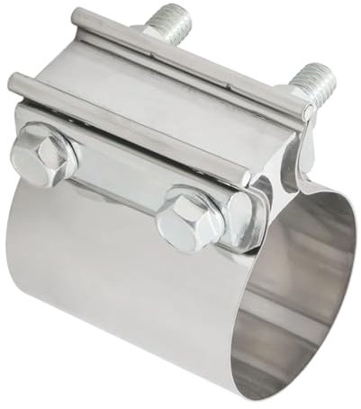 Kingsea Collier Echappement 76mm,Inoxydable Raccord Echappement,Raccord de Tuyau Système d'échappement