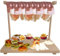 Tagliere cm 49x26 appendi affettati per aperitivo vassoio degustazione formaggi apericena Salumi prosciutto olive in legno