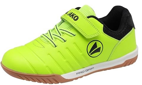 JAKO J-SH Finesto EV Hallenturnschuh, neon Yellow/Jet Black, 36 EU