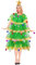 Maazusa Weihnachtsbaum Kostüm für Damen 5 Stück Weihnachtself Kleid Ärmelloses Weihnachtsoutfit Weihnachten Mädchen Kleid für Weihnachten Karneval Welttag des Buches (Erwachsener，L