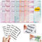 Qupuce A6 Sparchallenge Budgetplaner (28er Set) - 8 Typen Sparchallenges - Budget Planner Deutsch Zubehör - Spar Challenge Set Mit Stickers Deutsch (Muti-color cards2)