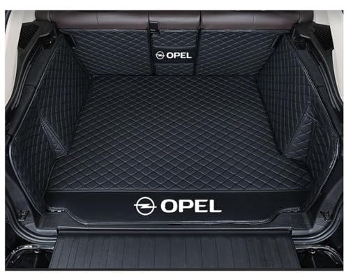 MNBHJGR All Inclusive Kofferraummatte, für Opel Insignia B Grand Sport Tourer Wagon 2017-2022 verschleißfest Kofferraum Schutzmatte Cargo Liner Tray Zubehö,A Black