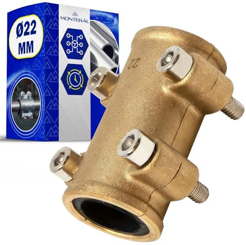 Abrazadera Tapaporos para Tubo de Cobre Diámetro 22 mm de Latón - MONTERAL