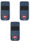 BFT MITTO COOL C2 (sostituisce MITTO 2B Ref: rcb02 r1) - Telecomando blu a 2 pulsanti per cancelli e porta del garage - 433,92 MHz - Codice girevole - U-Security (blu set di 3 telecomandi)
