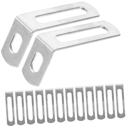Holibanna 20pcs Heavy Duty Brackets for Shelves Corner Braces Angle Brackets Right Angle Shelf Cabinet