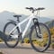 BSTSEL 24/26/27.5/29 Inch Mountain Bike Aluminum Frame with Front Suspension Fork Mountain Bicycle 21 Speeds with Dual Disc-Brake Suitable for Over 18 Years (27.5 Inch White)