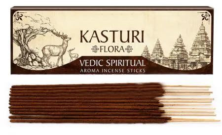 Kasturi Flora - Varillas de incienso con aroma puro de oración Agarbatti, varillas de fragancia de alta calidad (500 gramos)