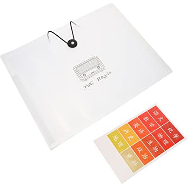 DOITOOL Portable Fächermappe für Dokumente Organizer Design für Schule und Büro Teiliges für Effiziente Aufbewahrung und Ordnung