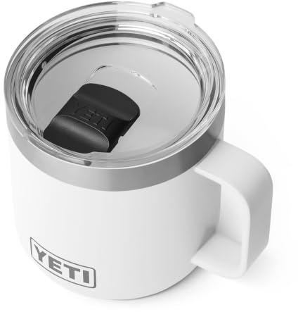 YETI Rambler 14 oz (414 ml) Stapelbare Tasse Mit Durasip Keramikbeschichtung - White