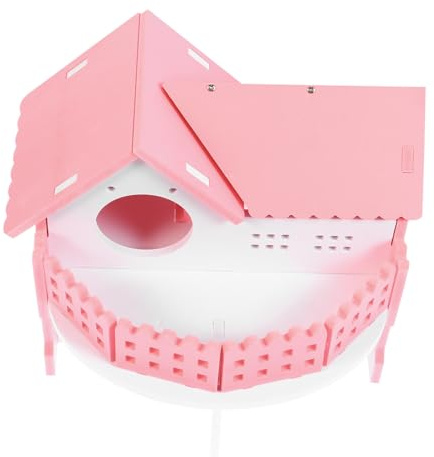 Toyvian Hamsterhaus Aus Zweistöckiges Versteck Für Hamster Zum Ausruhen Und Spielen Sicher Und Langlebig