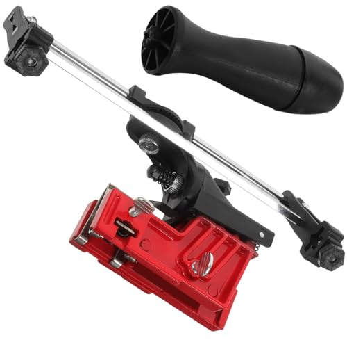 VICASKY Affûteur Compatible de Tronçonneuse en Chaîne Inoxydable Acier de Guide Pratique la Plupart des Types de Chaînes, pour Usage Jardin et Forêt
