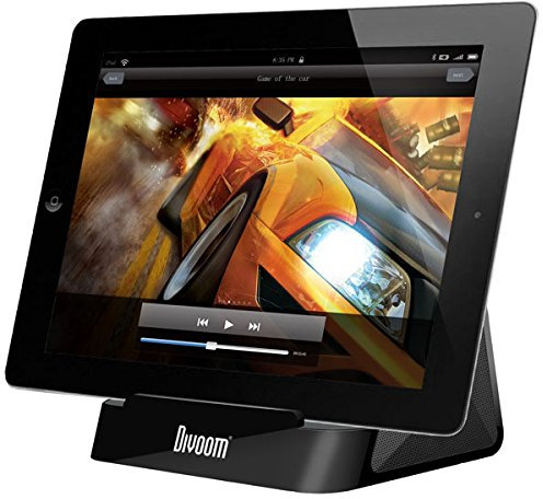 Divoom IFIT-2 Docking station portatile per iPhone iPad iPod classic,iPod nano e iPod touch ricarica batteria colore nero