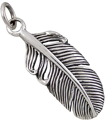AFP Plume, petit Pendentif en argent 925