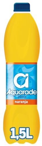 Aquarade sabor naranja, bebida refrescante con sales minerales cero calorías y cero azúcares, botella de 1.5 litro