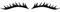 Car Stickers Set of Two Eyelashes Funny Novelty Vinyl Van Bonnet Headlight Girly Decals